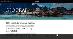 Desktop Screenshot of geografi-ny.cappelendamm.no