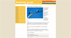 Desktop Screenshot of praktisknorsk1.cappelendamm.no