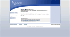 Desktop Screenshot of fagnett.cappelendamm.no
