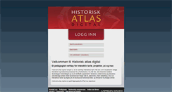 Desktop Screenshot of historiskatlas.cappelendamm.no