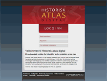 Tablet Screenshot of historiskatlas.cappelendamm.no