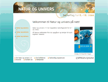 Tablet Screenshot of naturogunivers-nynorsk.cappelendamm.no