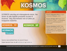 Tablet Screenshot of kosmos.cappelendamm.no