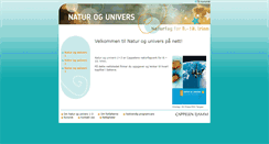 Desktop Screenshot of naturogunivers.cappelendamm.no
