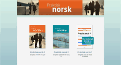 Desktop Screenshot of praktisknorsk.cappelendamm.no