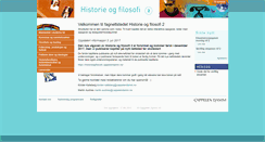 Desktop Screenshot of historieogfilosofi2.cappelendamm.no