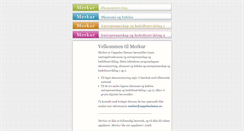 Desktop Screenshot of merkur.cappelendamm.no
