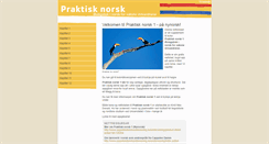 Desktop Screenshot of praktisknorsk1-nynorsk.cappelendamm.no