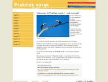 Tablet Screenshot of praktisknorsk1-nynorsk.cappelendamm.no