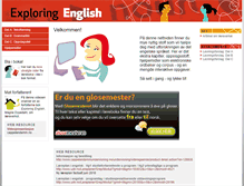 Tablet Screenshot of exploringenglish.cappelendamm.no