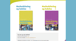 Desktop Screenshot of markedsforingogledelse.cappelendamm.no
