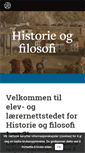 Mobile Screenshot of historieogfilosofi.cappelendamm.no